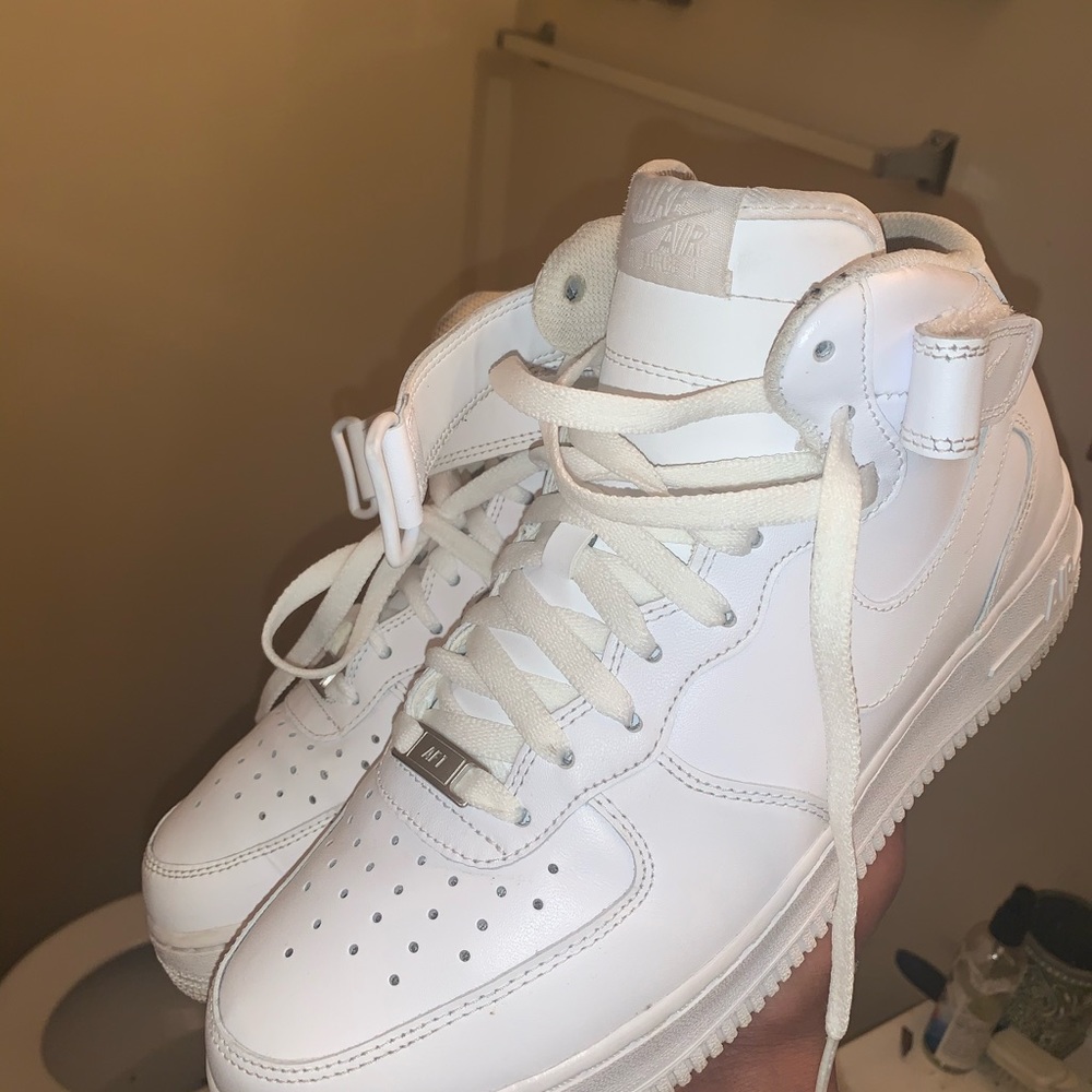 Hightop af1 all white